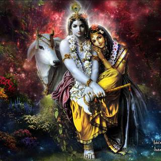 Radha Krishna pic HD wallpaper