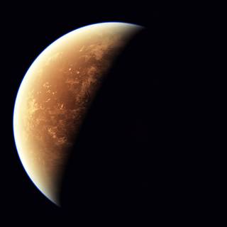 Half planet iPhone wallpaper