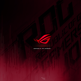 Red ROG wallpaper