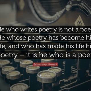 Subramania Bharati wallpaper