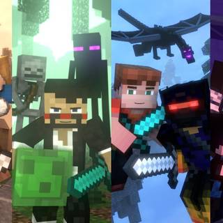 Black Plasma Studios Minecraft wallpaper