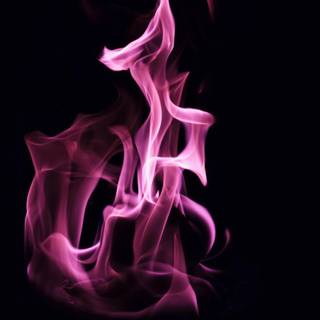 Pink flame aesthetic wallpaper