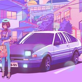 Anime JDM aesthetic wallpaper