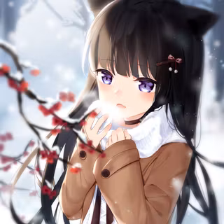 Girl brown hair wallpaper