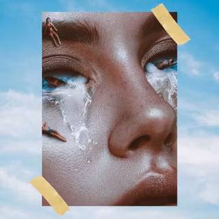 Aesthetic lips wallpaper