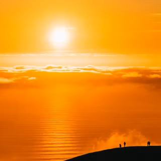 Sunset portrait wallpaper