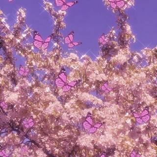 Bloomcore aesthetic wallpaper