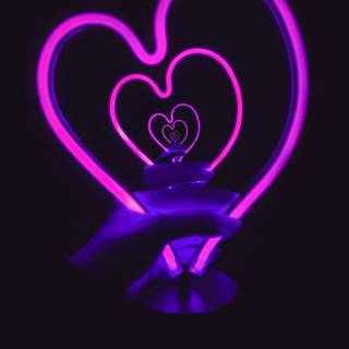 Pink aesthetic hearts wallpaper