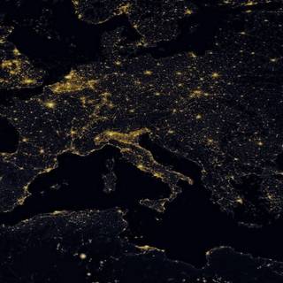 Map of Europe wallpaper