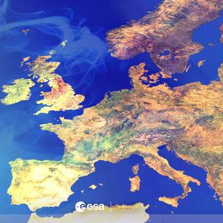 Map of Europe wallpaper