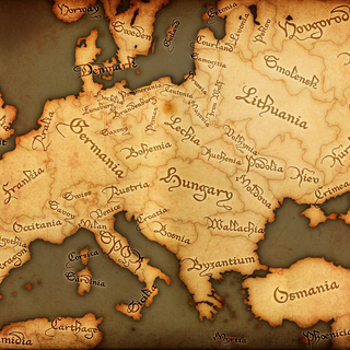 Map of Europe wallpaper