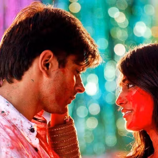 Holi couple wallpaper