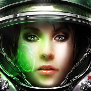 Astronaut women wallpaper