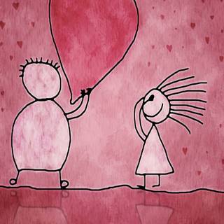 Valentine's Day phone wallpaper