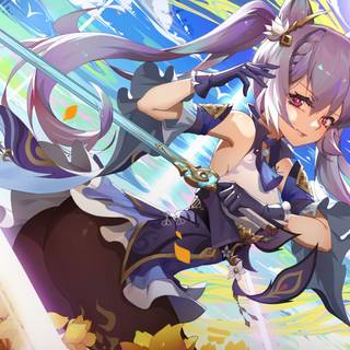Genshin Impact Keqing wallpaper