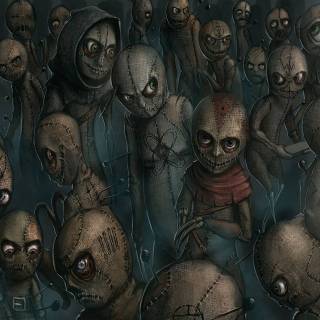Voodoo dolls wallpaper