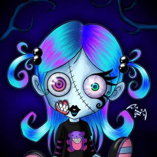 Voodoo dolls wallpaper