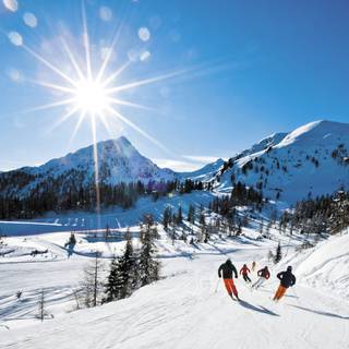 Ski resort wallpaper