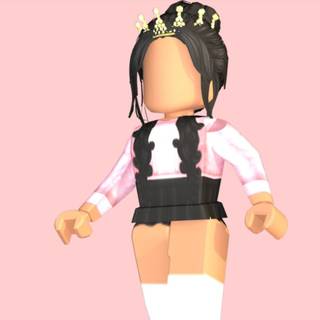 Black Roblox girl wallpaper