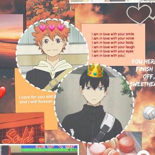 Kageyama and Hinata ships wallpaper