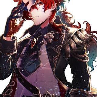 Diluc HD Genshin Impact wallpaper