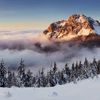 4k winter mountains wallpaper