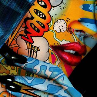 Graffiti women wallpaper