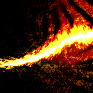 Rainbow fire wallpaper