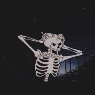 Skeleton aesthetic wallpaper