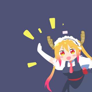 Kobayashi-san wallpaper