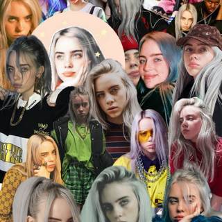 Billie Eilish collage wallpaper
