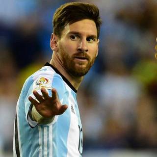 Messi Argentina jersey wallpaper