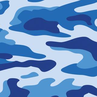 Blue camouflage wallpaper