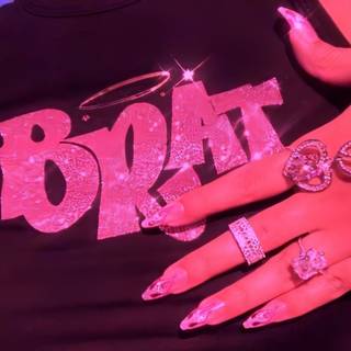 Neon pink aesthetics wallpaper