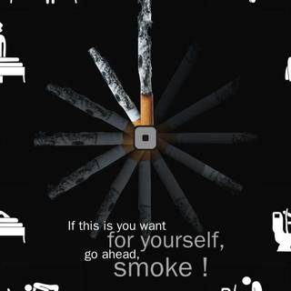 Cigarette smoke wallpaper