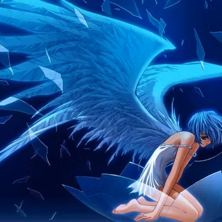 Angel anime art HD wallpaper