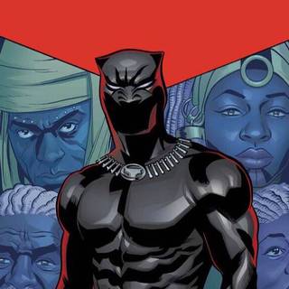 Black Panther art Marvel comic wallpaper