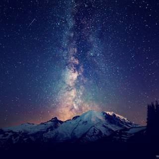 Space mountain wallpaper