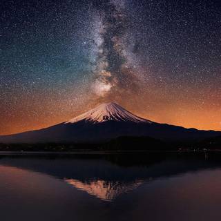 Space mountain wallpaper