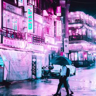 Korean street wallpaper