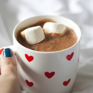 Cute marshmallow wallpaper