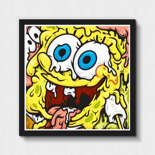 Spongebob drippy wallpaper