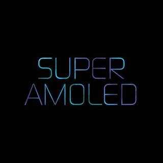 Amoled text wallpaper