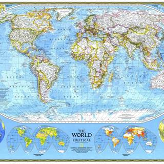 World Tour Atlas desktop wallpaper