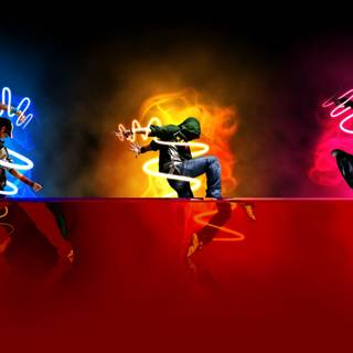 Hip hop cartoon wallpaper