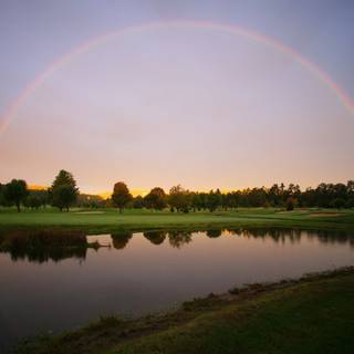 Rainbow sky wallpaper