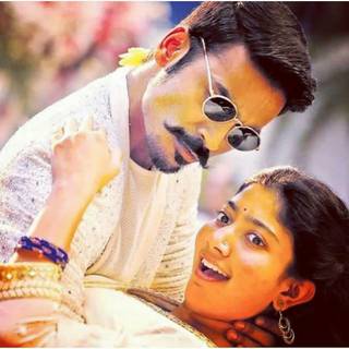 Sai Pallavi and Dhanush wallpaper