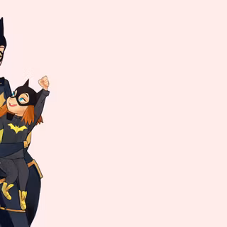 Batgirl logo wallpaper
