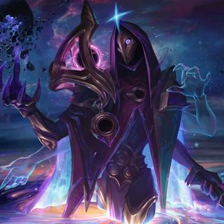 Dark Cosmic Jhin wallpaper