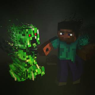 Minecraft Creepers wallpaper